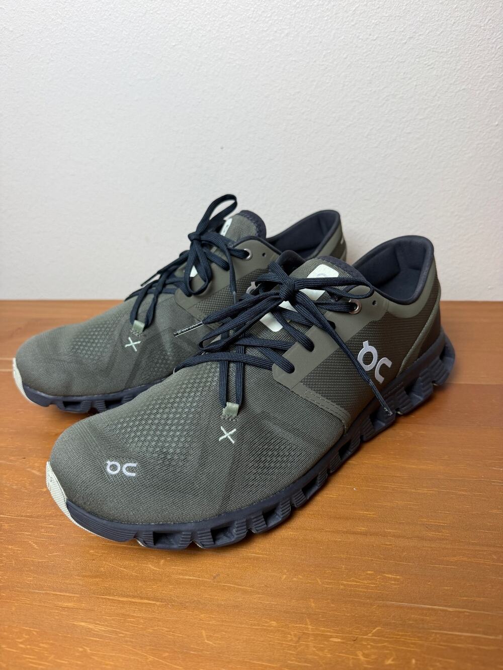 On Cloud X 3 Olive Reseda Men's Size 12.5 Running Training Shoes 60.98704